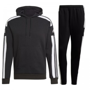 tuta felpata con cappuccio sweat adidas nera ADIDAS - 1