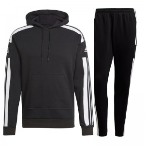 Black Adidas Men's Hooded Sweatshirt ADIDAS - 1