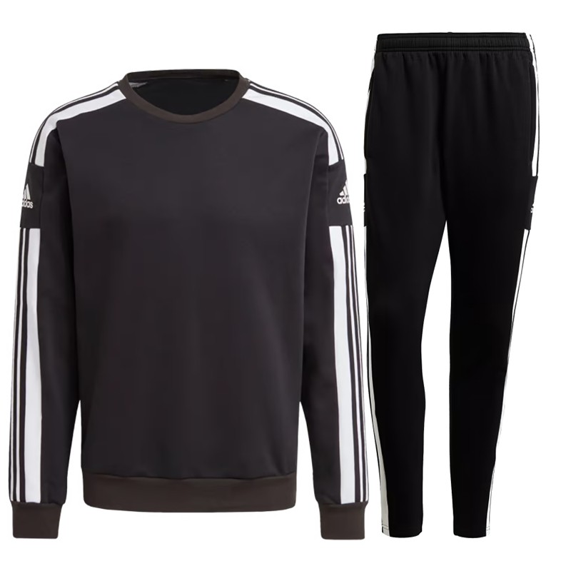 tuta felpata girocollo sweat adidas nera ADIDAS - 1