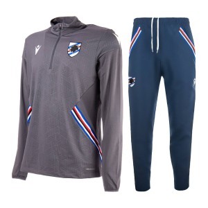 tuta training grigia e blu sampdoria 2022/2023 MACRON - 1