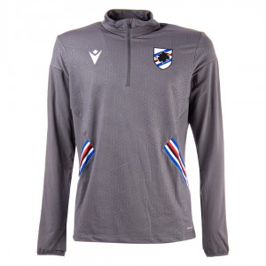 tuta training grigia e blu sampdoria 2022/2023 MACRON - 2