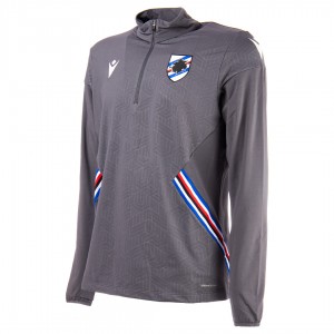 tuta training grigia e blu sampdoria 2022/2023 MACRON - 3