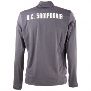 tuta training grigia e blu sampdoria 2022/2023 MACRON - 4