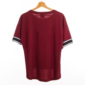 T-SHIRT UOMO BORDEAUX E GIALLA GIROCOLLO STARTER STARTER - 2