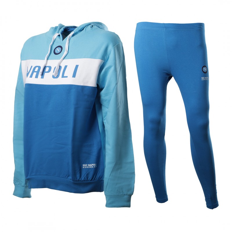 tuta homewear pigiama donna azzurra e blu ssc napoli Homewear s.r.l. - 1