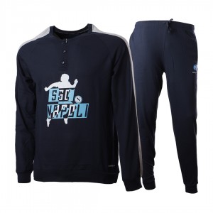 pigiama serafino ssc napoli blu Homewear s.r.l. - 1