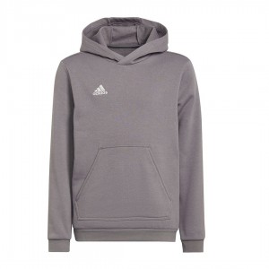 Gray adidas child hooded sweatshirt tracksuit ADIDAS - 2