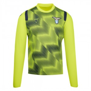 tuta training girocollo ss lazio gialla MACRON - 2