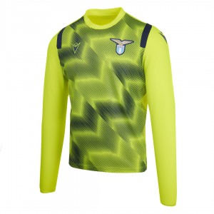 tuta training girocollo ss lazio gialla MACRON - 3