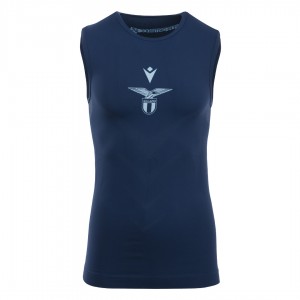 maglia third giromanica blu a compressione ss lazio 2019/2020 MACRON - 1