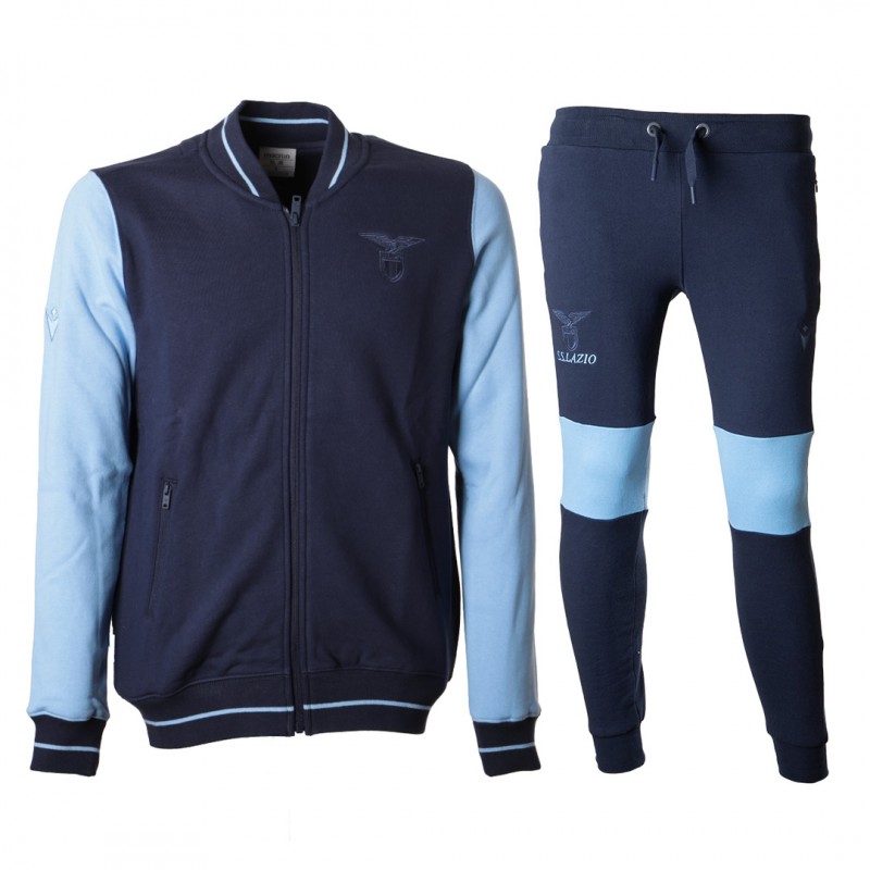 tuta bambino college ss lazio full zip blu 2020/2021 MACRON - 1