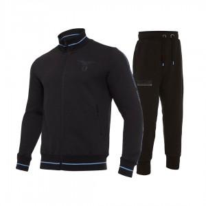 tuta felpata bambino full zip nera ss lazio MACRON - 1