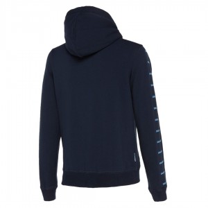 felpa bambino degarzata full zip con cappuccio ss lazio blu 2019/2020 MACRON - 2