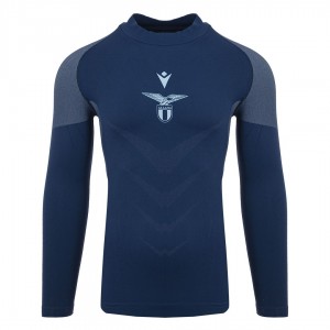 maglia third lupetto blu a compressione ss lazio 2019/2020 MACRON - 1