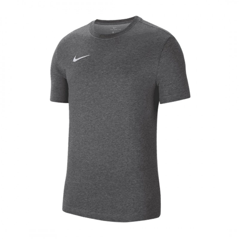 t shirt grigia nike swoosh piccolo bianco