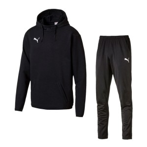 TUTA CON CAPPUCCIO NERA PUMA PUMA - 1