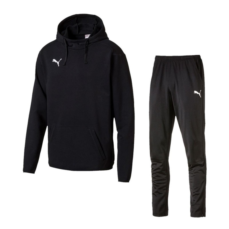 TUTA CON CAPPUCCIO NERA PUMA PUMA - 1