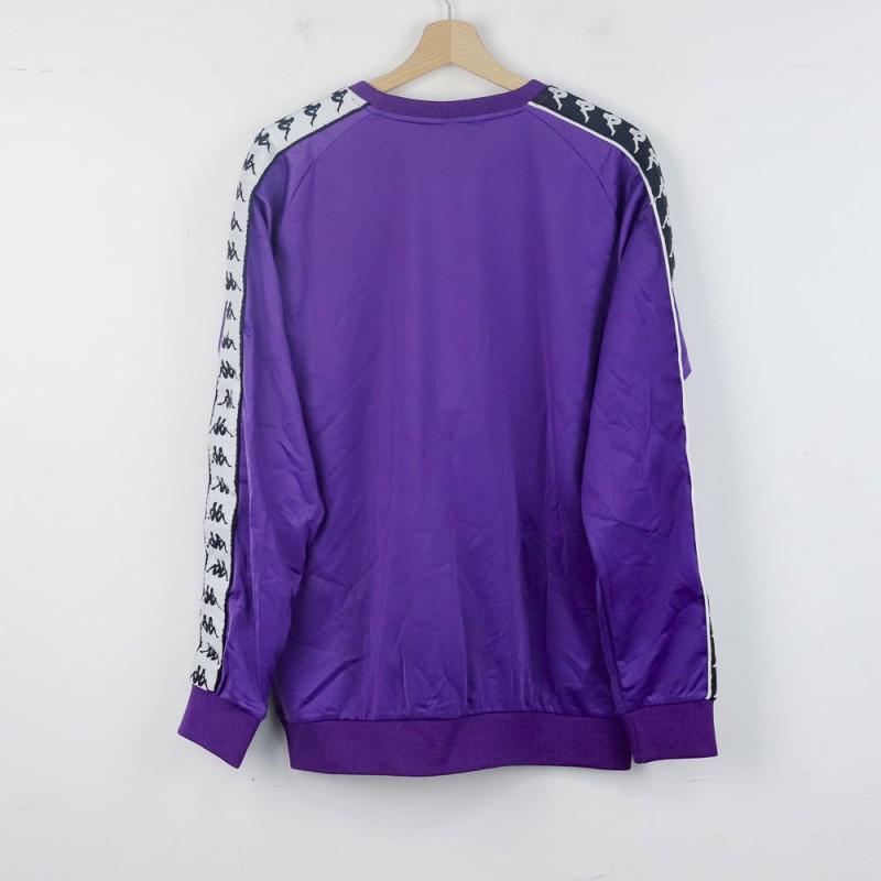Felpa Da Uomo Kappa Dovare, Slim Fit, Mezza Zip, In Poliestere, Con Strisce Colorate E Logo Omini, Ideale Per Allenamento - 5