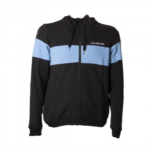 tuta full zip bambino nera con cappuccio ss lazio 2020/2021 MACRON - 2