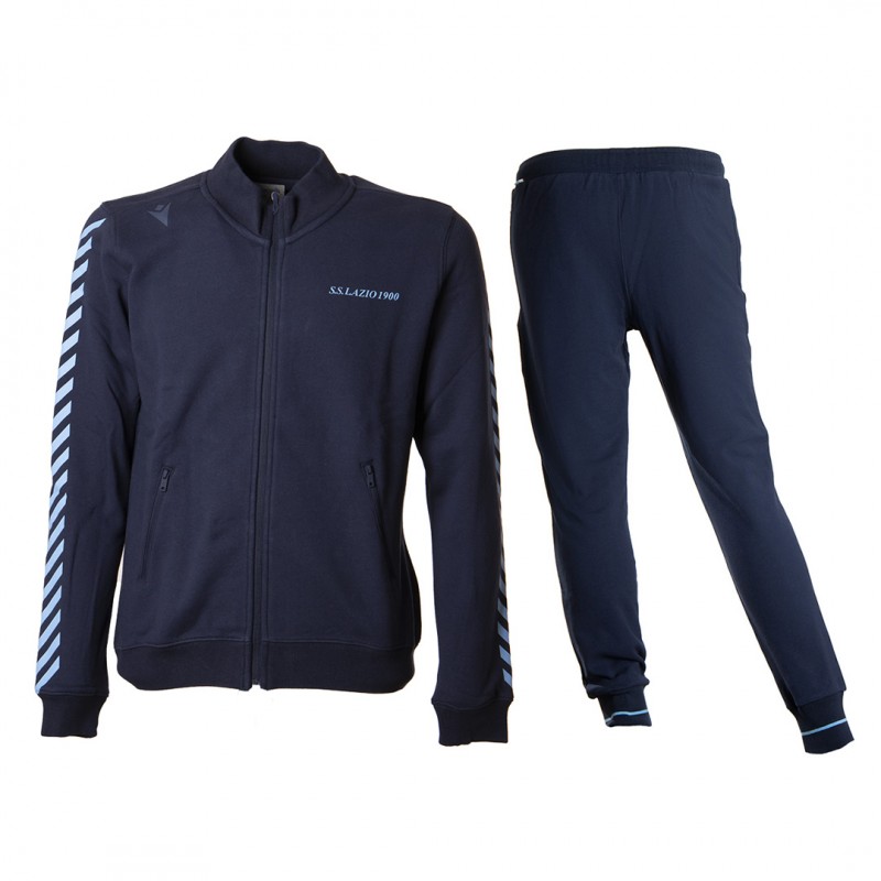 tuta bambino full zip navy ss lazio 2020/2021 MACRON - 1