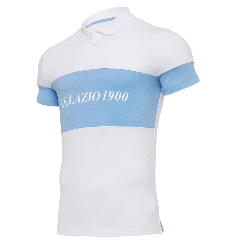 POLO LAZIO BIANCA FAN 2020/2021 MACRON - 1 POLO LAZIO BIANCA FAN 2020/2021 MACRON - 1