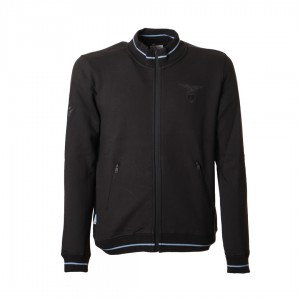 felpa bambino full zip nera ss lazio 2020/2021 MACRON - 1