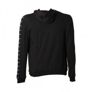 felpa bambino full zip con cappuccio lazio nera 2019/2020 MACRON - 2