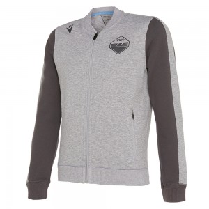 SS LAZIO FELPA COLLEGE GRIGIA BAMBINO 2019/2020 MACRON - 1