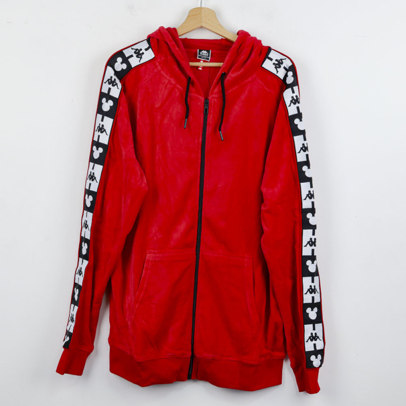 Felpa Kappa Rossa Full Zip Kappa - 1