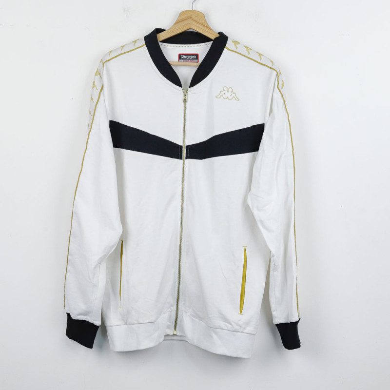 Felpa Kappa Bianca Full Zip Kappa - 1