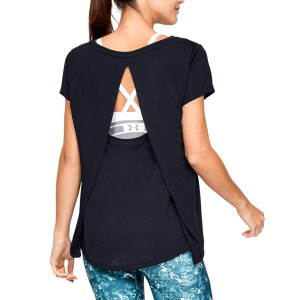 T-SHIRT DONNA NERA WHISPERLIGHT UNDER ARMOUR UNDER ARMOUR - 3