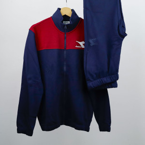 tuta felpata diadora hd fz core blu DIADORA - 1