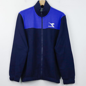 tuta french terry diadora fz core blu imperiale DIADORA - 4