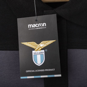 SS LAZIO POLO FAN GRIGIA 2018/2019 MACRON - 3