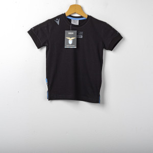 T-SHIRT LAZIO POLYCOTTON NERA BAMBIONO 2019/2020 MACRON - 1