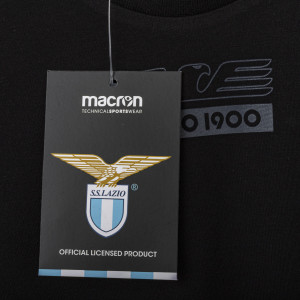 T-SHIRT LAZIO POLYCOTTON NERA BAMBIONO 2019/2020 MACRON - 4