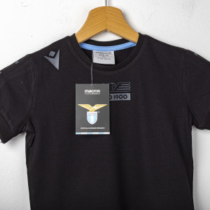 T-SHIRT LAZIO POLYCOTTON NERA BAMBINO 2019/2020 MACRON - 9