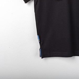 T-SHIRT LAZIO POLYCOTTON NERA BAMBINO 2019/2020 MACRON - 10