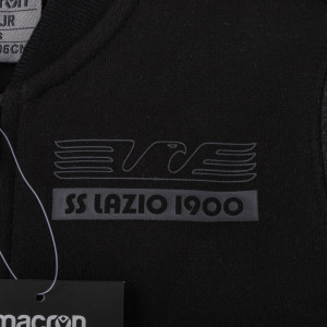 felpa degarzata girocollo bambino ss lazio nera 2019/2020 MACRON - 3