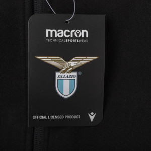 felpa degarzata girocollo bambino ss lazio nera 2019/2020 MACRON - 4