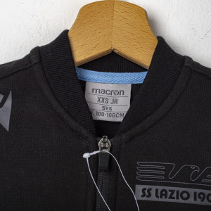 felpa degarzata girocollo bambino ss lazio nera 2019/2020 MACRON - 7