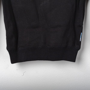 ss lazio jr black degarated round-neck sweatshirt MACRON - 15