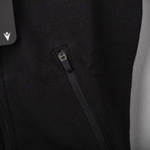 ss lazio black child degarated full zipper hooded sweatshirt MACRON - 5