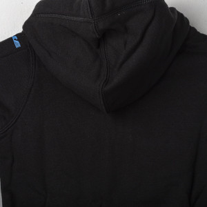 ss lazio black child degarated full zipper hooded sweatshirt MACRON - 15