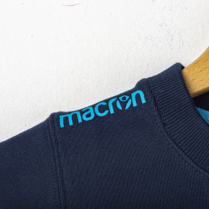 SS LAZIO FELPA GIROCOLLO BLU 2018/2019 MACRON - 4