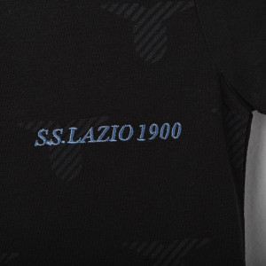 ss lazio child's t-shirt black 2020 MACRON - 3