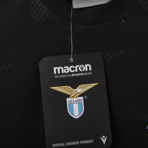 t-shirt bambino ss lazio nera 2020 MACRON - 4