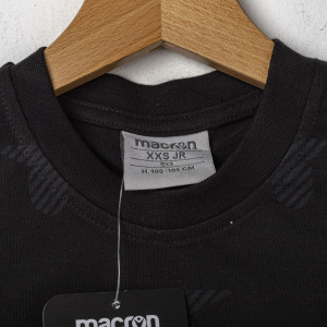 t-shirt bambino ss lazio nera 2020 MACRON - 5