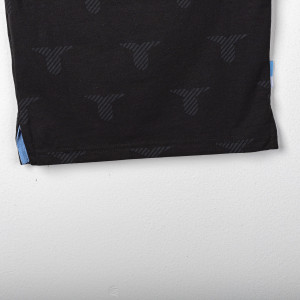 t-shirt bambino ss lazio nera 2020 MACRON - 13