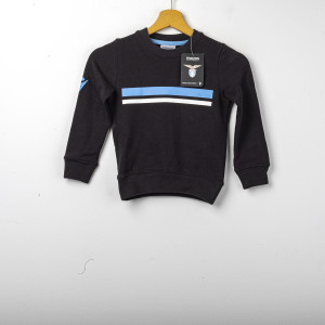 FELPA LAZIO FULL ZIP CON CAPPUCCIO NERA 2020/2021 MACRON - 3